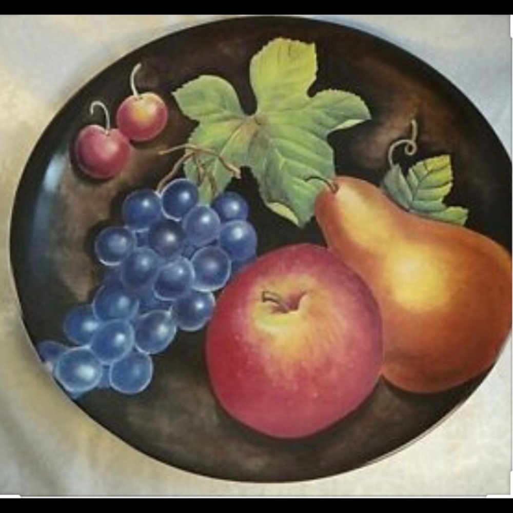 Furio Home ❤️ Fruit Still Life 11.5" dinner plates